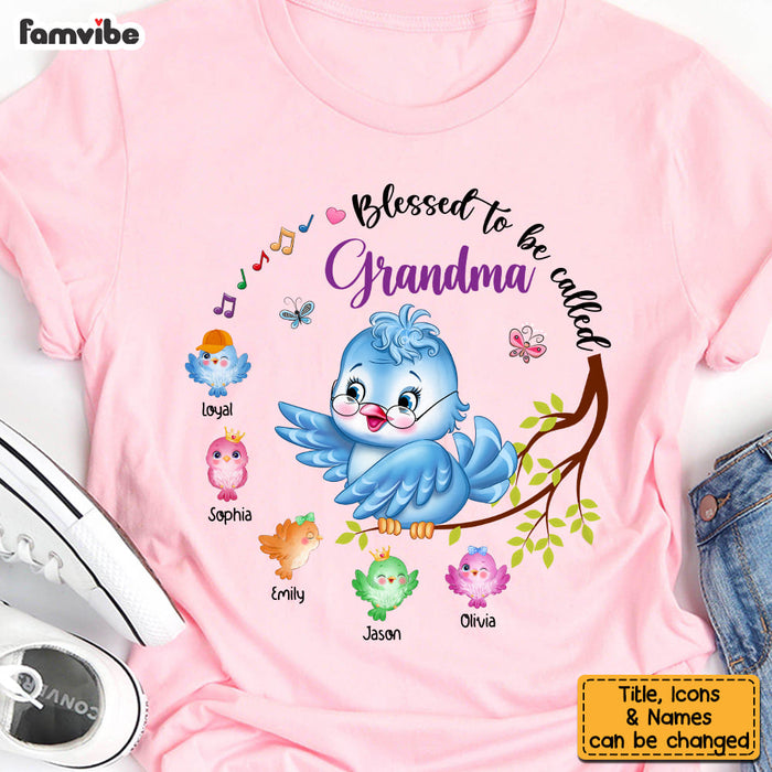 Personalized Gift For Grandma Love Birds Shirt - Hoodie - Sweatshirt 27277 1