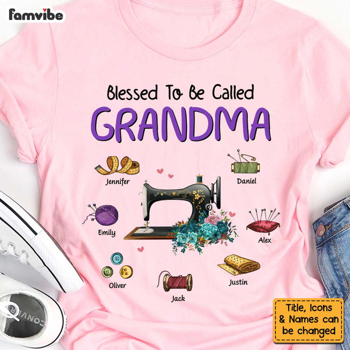 Personalized Gift for Grandma Sewing Set Shirt - Hoodie - Sweatshirt 27285 1