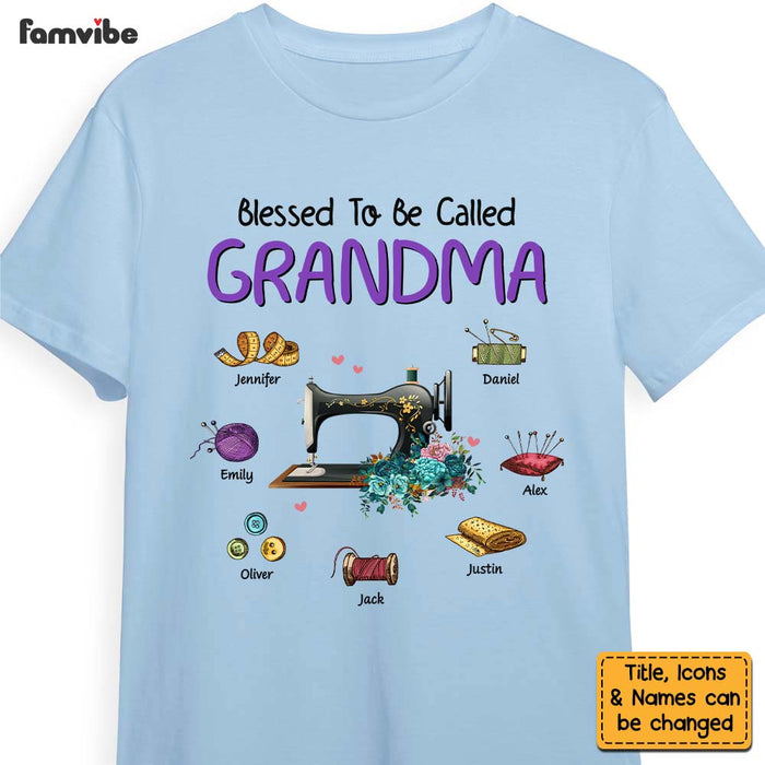 Personalized Gift for Grandma Sewing Set Shirt - Hoodie - Sweatshirt 27285 1