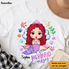 Personalized Gift For Daughter Granddaughter Little Mermaid Vibes Mermaid Kid T Shirt 27290 1