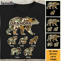 Personalized Gift For Grandpa For Papa Bear Shirt - Hoodie - Sweatshirt 27294 thumb 1