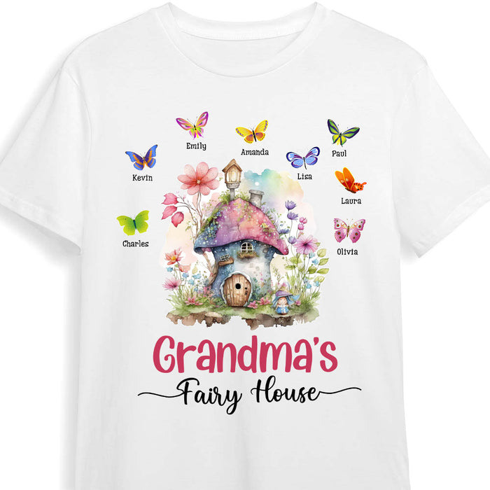 Personalized Gift For Grandma's Garden Fairy House Shirt - Hoodie - Sweatshirt 27295 1