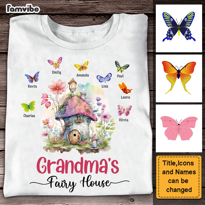 Personalized Gift For Grandma's Garden Fairy House Shirt - Hoodie - Sweatshirt 27295 1