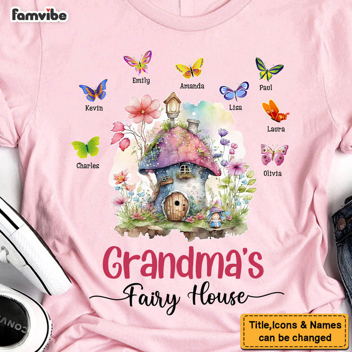 Personalized Gift For Grandma's Garden Fairy House Shirt - Hoodie - Sweatshirt 27295 1