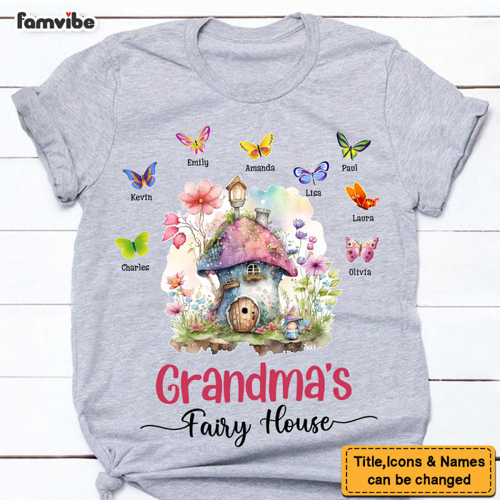 Personalized Gift For Grandma's Garden Fairy House Shirt - Hoodie - Sweatshirt 27295 1