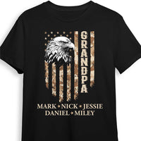 Personalized Gift For Grandpa For Papa Eagle Shirt - Hoodie - Sweatshirt 27297 thumb 1