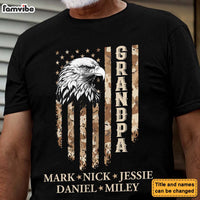 Personalized Gift For Grandpa For Papa Eagle Shirt - Hoodie - Sweatshirt 27297 thumb 1
