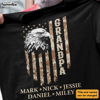 Personalized Gift For Grandpa For Papa Eagle Shirt - Hoodie - Sweatshirt 27297 thumb 1