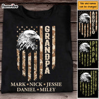 Personalized Gift For Grandpa For Papa Eagle Shirt - Hoodie - Sweatshirt 27297 thumb 1