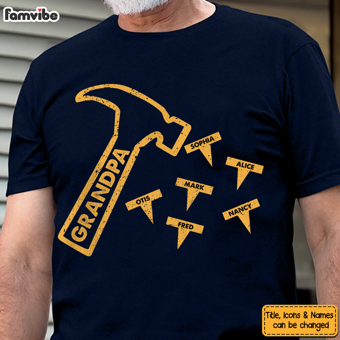 Personalized Gift For Grandpa For Papa Tools Shirt - Hoodie - Sweatshirt 27298 1