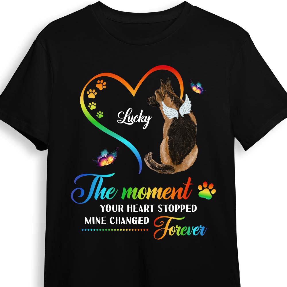 Personalized Gift For Loss Pet Memorial My Heart Changed Forever Shirt Hoodie Sweatshirt 27302 Primary Mockup