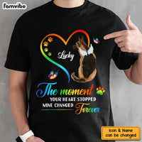 Personalized Gift For Loss Pet Memorial My Heart Changed Forever Shirt - Hoodie - Sweatshirt 27302 thumb 1