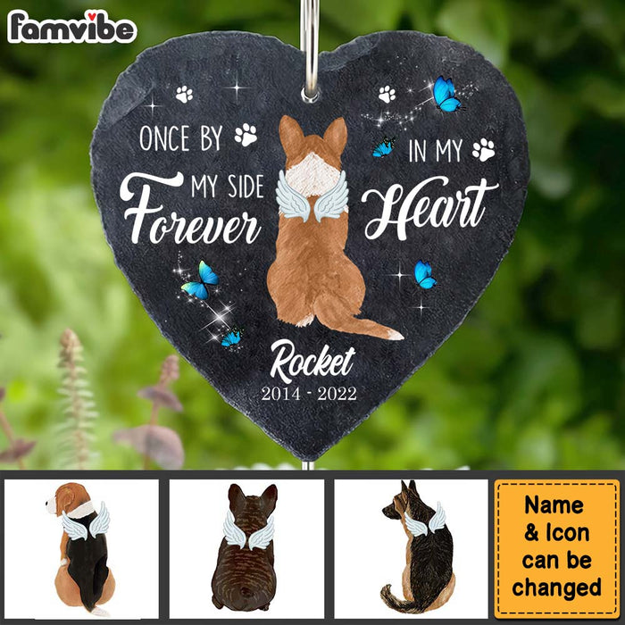 Personalized Gift For Loss Pet Memorial Forever In My Heart Heart Memorial Slate 27306 1