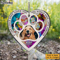 Personalized Gift For Loss Dog Pet Memorial Upload Photo You Would Have Lived Forever Heart Memorial Slate 27307 thumb 1