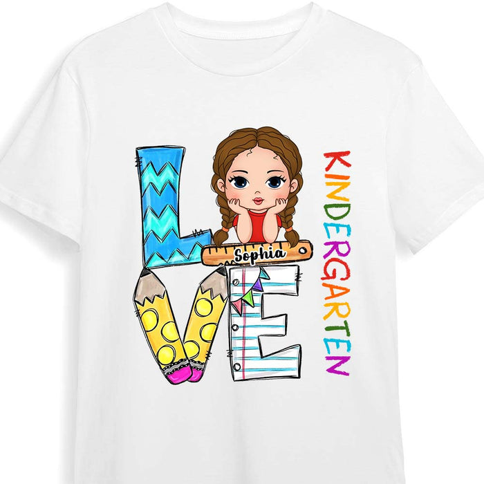 Personalized Gift For Granddaughter Love Kid T Shirt 27311 1