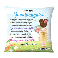 Personalized Gift For Granddaughter Hug This Pillow 27322 thumb 1