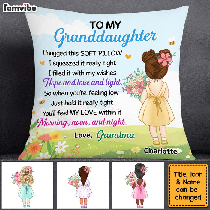 Personalized Gift For Granddaughter Hug This Pillow 27322 1