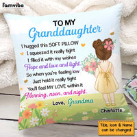 Personalized Gift For Granddaughter Hug This Pillow 27322 thumb 1