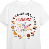 Personalized Gift For Grandma Baked With Love Baking Pie Shirt - Hoodie - Sweatshirt 27333 thumb 1