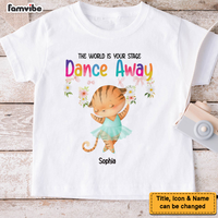 Personalized Gift For Granddaughter Animal Ballerina Dance Away Kid T Shirt 27334 thumb 1