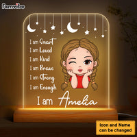 Personalized Gift For Granddaughter I Am Kind Plaque LED Lamp Night Light 27340 thumb 1