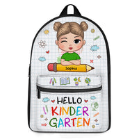 Personalized Gift For Granddaughter Hello Kindergarten BackPack 27349 thumb 1