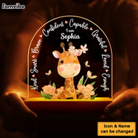 Personalized Gift For Granddaughter Animal Affirmation Plaque LED Lamp Night Light 27351 thumb 1
