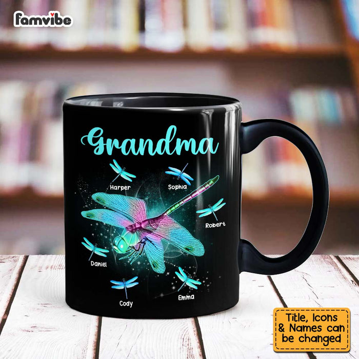 Personalized Gift For Grandma Dragonfly Mug 27352 1