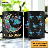 Personalized Gift For Grandma Moon Butterfly Mug 27354 thumb 1