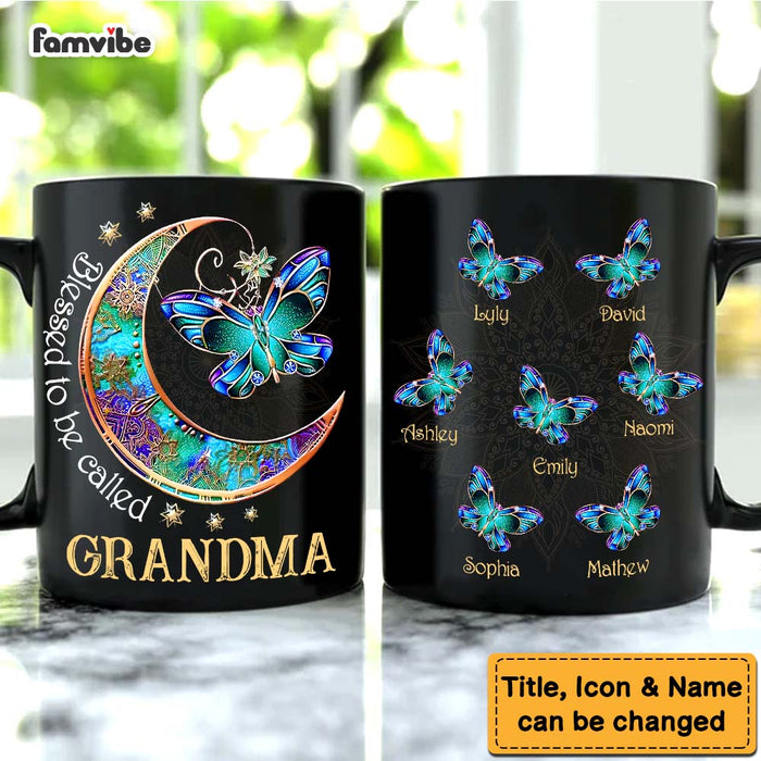 Personalized Gift For Grandma Moon Butterfly Mug 27354 1