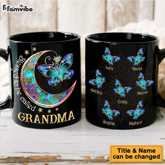 Personalized Gift For Grandma Moon Butterfly Mug 27354 1