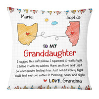 Personalized Gift For Granddaughter Long Distance Hug This Pillow 27361 thumb 1
