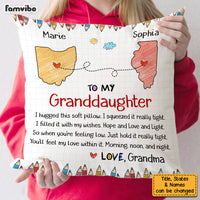 Personalized Gift For Granddaughter Long Distance Hug This Pillow 27361 thumb 1