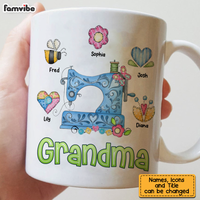 Personalized Gift For Quilting Grandma Mug 27363 thumb 1