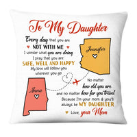 Personalized Gift for Daughter When You Are Not With Me Pillow 27365 thumb 1