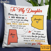 Personalized Gift for Daughter When You Are Not With Me Pillow 27365 thumb 1