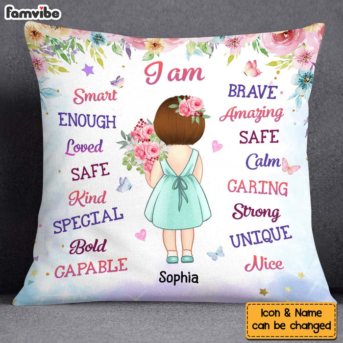 Personalized Gift For Granddaughter I Am Kind Pillow 27366 1