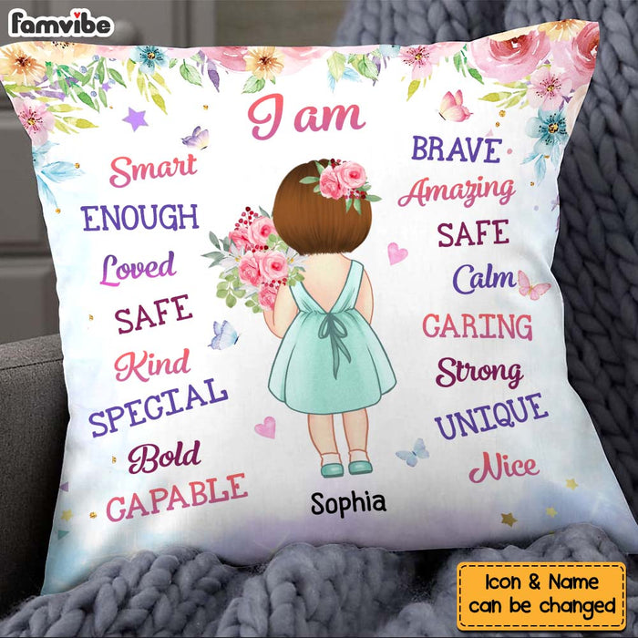 Personalized Gift For Granddaughter I Am Kind Pillow 27366 1
