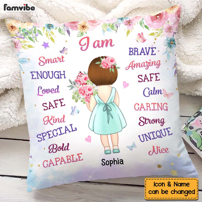 Personalized Gift For Granddaughter I Am Kind Pillow 27366 1
