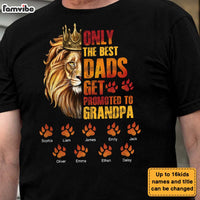 Personalized Gift for Grandpa Lion Footprints Shirt - Hoodie - Sweatshirt 27377 thumb 1