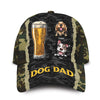 Personalized Gift For Dog Dad Loves Beer And Drinks Camouflage Cap 27382 1