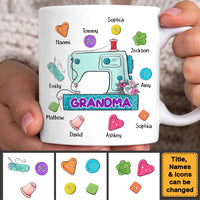 Personalized Birthday Gifts For Grandma Sewing Accessories Set Mug 27384 thumb 1