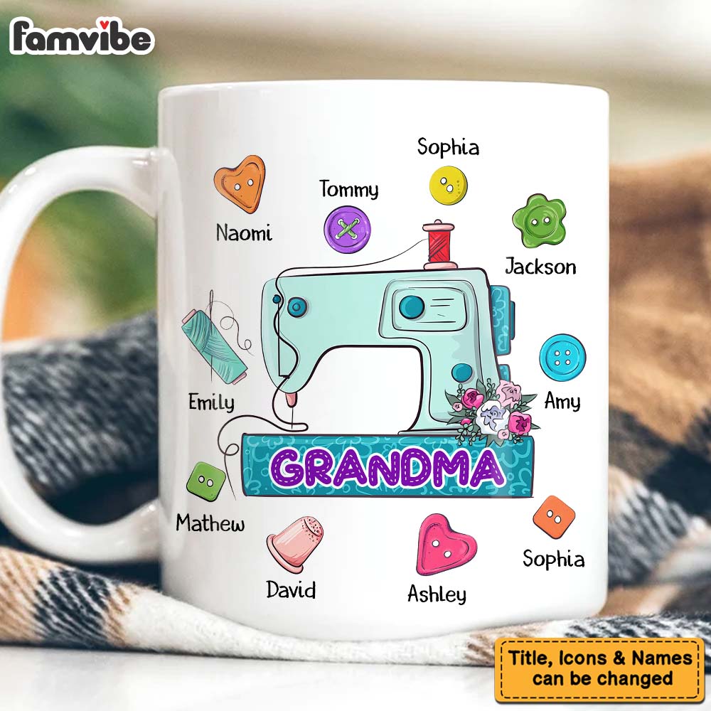 Personalized Birthday Gifts For Grandma Sewing Accessories Set Mug 27384 Primary Mockup