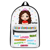 Personalized Back To School First Day Of School Gift For Granddaughter I Am Kind BackPack 27387 thumb 1