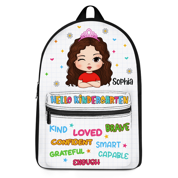 Personalized Back To School First Day Of School Gift For Granddaughter I Am Kind BackPack 27387 1