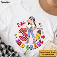Personalized Gift For Granddaughter Back To School Kid T Shirt 27388 thumb 1