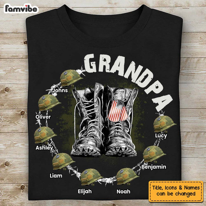 Personalized Gift For Grandpa Boots Shirt - Hoodie - Sweatshirt 27393 1