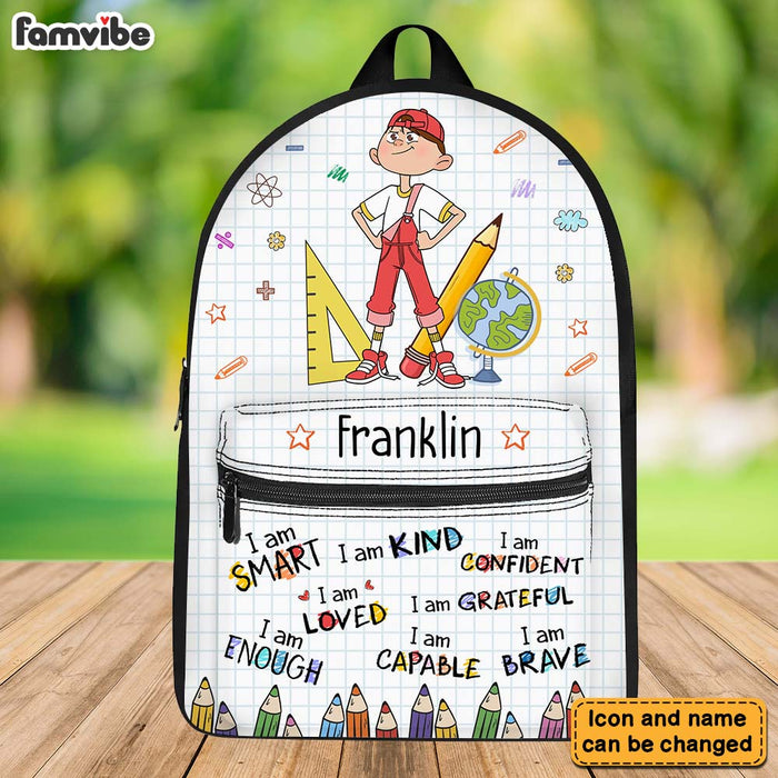 Personalized Gift For Granddaughter Grandson Back To School BackPack 27394 1