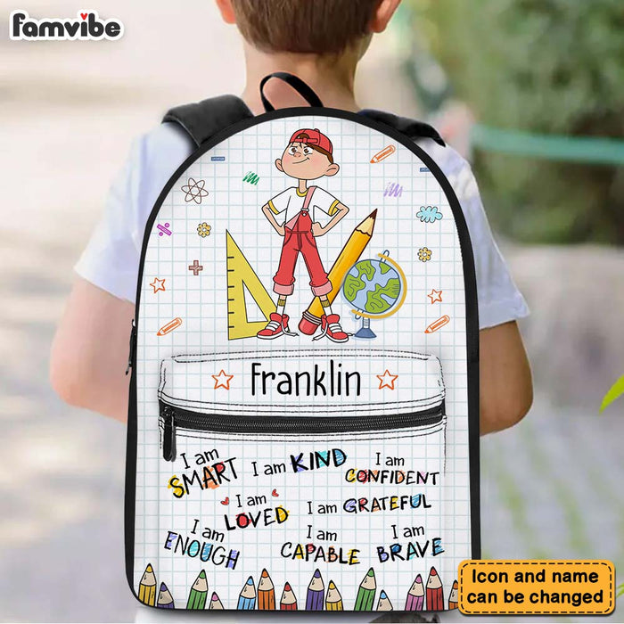 Personalized Gift For Granddaughter Grandson Back To School BackPack 27394 1