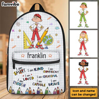 Personalized Gift For Granddaughter Grandson Back To School BackPack 27394 thumb 1